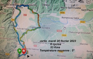 Sortie du 28 Février 2023