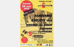 Sortie de la randonnée du Doux le 24 Mai 2025