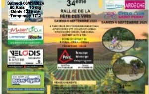 Sortie du 6 Sept 2025